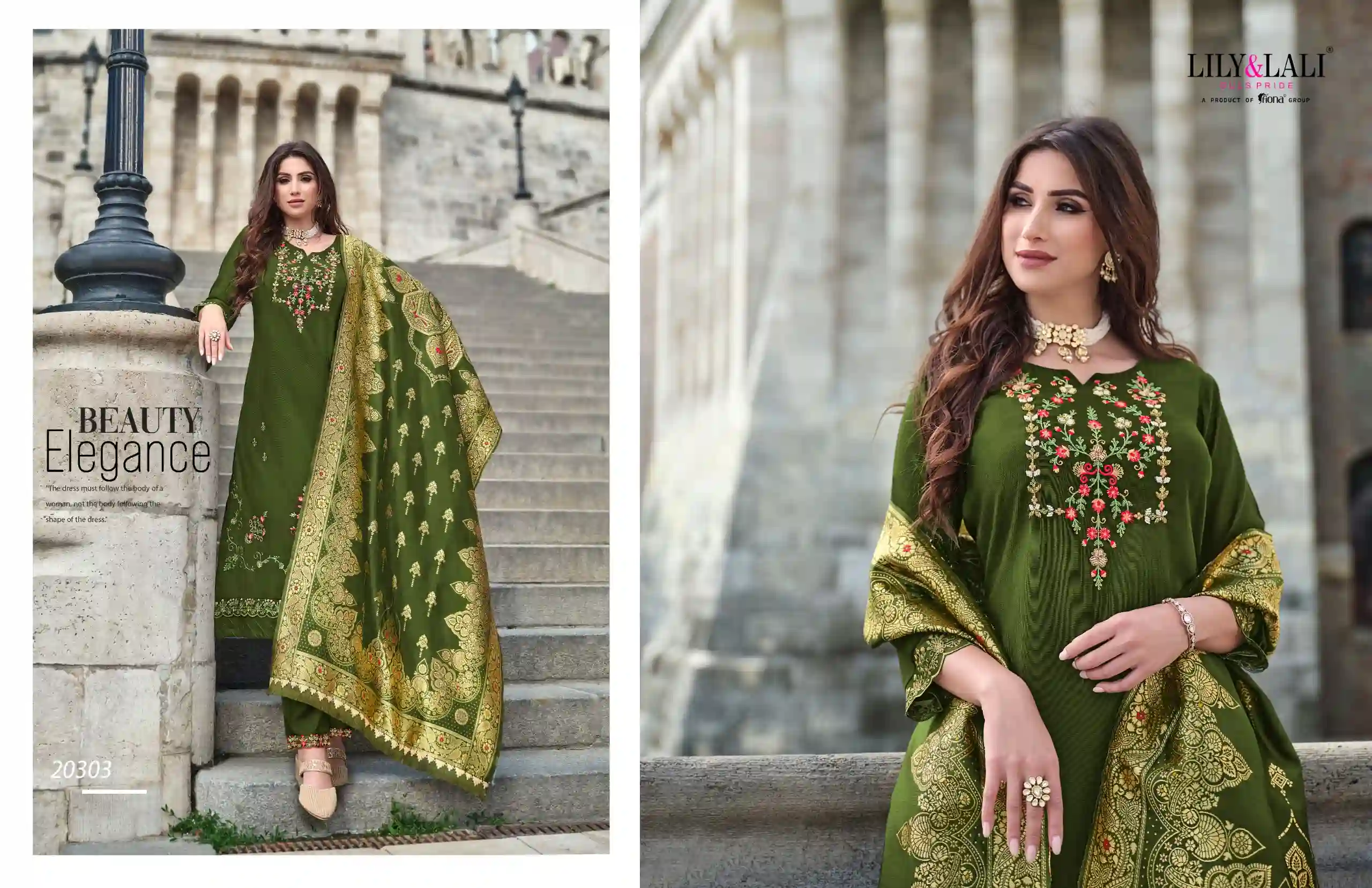Lily & Lali Hasmeena Vol-3 Viscous Wholesale Fancy Readymade Salwar Suit Catalog — Wholesale Readymade Suit, Lily & Lali wholesale from Surat - Gallery Image 4